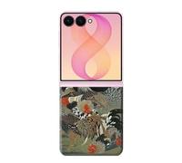 Ito Jakuchu Rooster Etui Coque Housse pour Samsung Galaxy Z Flip 8