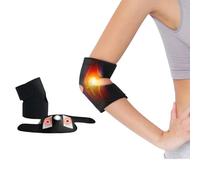 ITODA 1 Paire Coudières Auto-Chauffantes Coudière de Compression Chaude Attelle de Coude Réglable Auto-Chauffant avec Tourmaline Coudières Thermique avec Aimants Magnétiques Coussin pour Coude