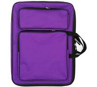 ITODA A3 Sac pour Dessin Peinture Croquis Art Portfolio Sacoche de Transport Etanche Sac de Rangement avec Bandoulière Portable pour Adultes Enfants Étudiants Multifonction Sac Dossier d'art (Violet)