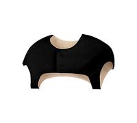 ITODA Double D'épaule pour Femmes et Hommes Support Orthèse d'Epaule en Cachemire Chauffe-épaule Protège Epaule Epais Hiver Chaud Bandage D'épaule Elastique Epaulettes Anti-froid