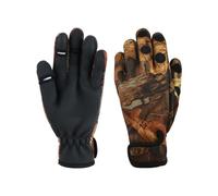 ITODA Gants d'hiver Coupe Vent Gants de Cyclisme Chauds Confortable et Antidérapants Gants de Ski Anti Froid Hommes et Femmes XL Gants Pouvant Montrer Trois Doigts pour Les Activités De Plein Air