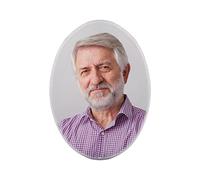 ITODA Pierre Tombale Photo Personnalisée Plaque Funéraire Personnalisable Ardoise avec Image Transfert Thermique Plaque Commémorative Impression Photo DIY Animal Mère et Père Cadeau Anniversaire Noël