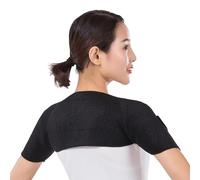 ITODA Unisex Double Support d'épaule Auto-Chauffant Coussinet d'épaule Protège-épaule Soutien d'épaule Réglable Chaud Soulager la Douleur et Blessures Idéal pour Maison et Bureau