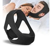 ITODA Unisexe Sangle Anti-ronflement Réglable Ceinture Anti-ronflement Sleeping Stop Strap Anti-ronflement Mentonnière Solution Ronflement Aide au Sommeil Confortable et Respirant pour Homme et Femme