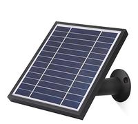 iTODOS Panneau solaire pour Arlo Pro, câble de charge extérieur de 3 m et support réglable, ne convient pas pour Arlo Ultra ou Pro3 (noir)