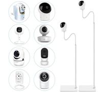 iTODOS Support de Moniteur pour bébé Eufy Spaceview, Spaceview Pro et Spaceview S Video Baby Monitor, empêche bébé de Toucher, matériaux métalliques Solides et Lourds, Plus de sécurité
