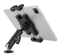 iTODOS Support de tablette en aluminium robuste pour camion, voiture, bateau, mur, support de tablette pour camion compatible avec iPad Pro/Mini/Galaxy Tab de 4 à 12,9", compatible avec les grandes