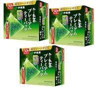 Itoen O~i Ocha Premium Matcha Green Tea, Thé Vert Japonais Ryokucha au Matcha Uji, Sachets de Thé 1.8g, Pack de 3 Boites (Total 150 Sachets), Fabriqué au Japon