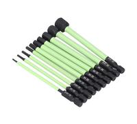 Itonash 10 PCS HEX WRENKER DROY BIT, H1,5 à H12 100 Mm de Long en Alliage S2, Forts Bits de Forage Hexagonal à Impact Magnétique avec Conception de Taille Mince, pour le Tournevis et la