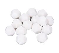 Itonash 30 Pièces 12 Faces Dés Vierges, en Plastique écrire sur l'enseignement Dés Polyédriques Dés Kit pour Bricolage Peinture Graffiti, avec des Numéros pour L'éducation