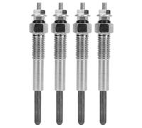 Itonash 4PCS HAUTER GLOW PLIG 9825119780, Remplacement de L'isuzu C240 C190 C201 C221 4BA1 D500 4FA1 Moteur 12V, avec Conception de Bobine Double Métal de Haute qualité en Métal