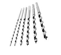 Itonash 6Pcs Auger Bits Ensemble, Foret à Bois en Acier à Haute Teneur en Carbone Hex Shank Twist allongé Bits avec la Conception de Surface Lisse, pour Le Forage de Toutes Sortes de