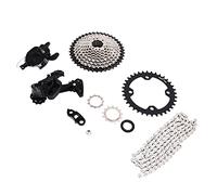 Itonash A7 Mountain Bike Groupset, Speed Shifter Derilleur avec Un Volant 42T et Un Plateau 36T, pour Les Composants de Transmission 10S de Biais de Bricolage