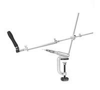 Itonash Affûteur D'angle Fixe, Système D'affûtage de Meuleuse Tout en Métal avec 4 Pierres à Aiguiser, pour L'affûtage des Outils de Lame de Couteau