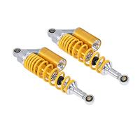 Itonash Amortisseur de Moto, Ressort de Suspension Arrière traité CNC en Alliage D'aluminium avec Anti-vibration 2000 Kgf, pour Remplacement Universel de Camion à Benne Basculante ATV (Jaune)