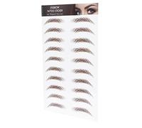 Itonash Autocollant de Sourcils, Facile à Utiliser et Réaliste, 1 à 7 Jours Durables, Plusieurs Styles Disponibles, Respirant, Pas de Colmatage de Pores, avec Autocollant de Sourcils, (Brown-06)