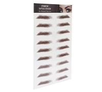 Itonash Autocollant de Sourcils, Facile à Utiliser et Réaliste, 1 à 7 Jours Durables, Plusieurs Styles Disponibles, Respirant, Pas de Colmatage de Pores, avec Autocollant de Sourcils, (Brown-04)