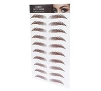 Itonash Autocollant de Sourcils, Facile à Utiliser et Réaliste, 1 à 7 Jours Durables, Plusieurs Styles Disponibles, Respirant, Pas de Colmatage de Pores, avec Autocollant de Sourcils, (Brown-02)