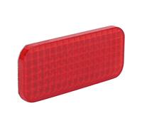 Itonash Autocollant Réfléchissant Rectangulaire Rouge, Réflecteur de Protection Universel pour Moto et Automobile