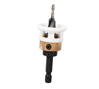 Itonash Bit de Forage de Contre-fraude, 3,2x8 Mm 4 Flûtes 1/4 Pouce Tige Hexagonale de Tige de Tige de Tige de Tige, avec Tête de Contre-fraude en Alliage en Acier en Tungstène, pour