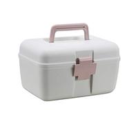 Itonash Boîte à Médicaments Portables avec Compartiment intégré, adapté à la Maison, au Bureau, à L'extérieur, Peut être utilisé comme Boîte Médicale pour la Trousse de Premiers Soins, (Rose)