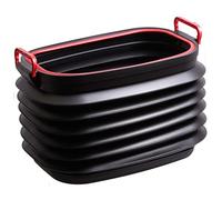 Itonash Boîte de Rangement de Coffre Rétractable de Grande capacité, Organisateur de Chargement, Poubelle de Voiture avec Couvercle, Maison et Extérieur (Emballé dans Un Film rétractable Noir)