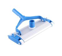 Itonash Brosse D'aspirateur de Piscine, Tête D'aspiration en Alliage D'aluminium avec Poignée Amovible et roulettes Roulantes, pour Sol de Piscine