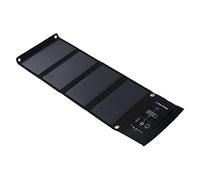 Itonash Chargeur Solaire, Chargeur de Panneau Solaire à Haute efficacité Imperméable Portable 28W avec Circuit de Redémarrage Intelligent pour Activités de Plein Air IOS