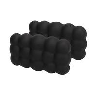 Itonash Coussin de Genou de Voiture en Coton à Mémoire de Forme, Coudière de Jambe Super Douce, Ajustement Universel (Noire)
