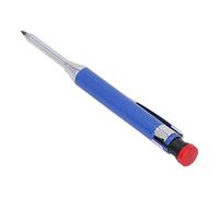 Itonash Crayon en Charpentier Mécanique, Construction en Métal Robuste avec Conception de Trous Profonds et Burler à Crayon, pour Marquer le Travail du Bois sur le Verre en Plastique (Bleu)
