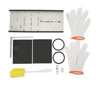 Itonash Cutter de Bouteille en Verre, Outil de Coupe à la Lame en Carbure Efficace Réglable avec 5 Roues de Support et Filet de sécurité Amovible, pour Projets de Bricolage Artisanat