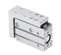 Itonash Cylindre à Glissière Pneumatique, Voie de Guidage Linéaire avec Anneau Magnétique pour équipement D'air comprimé, Précision CNC en Alliage en Aluminium, Pression de Travail de