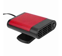 Itonash Débarneur de Ventilateur de Chauffage de Voiture, Radiateur de Vitres électriques Portable avec Séchoir de Chauffage pour SUV de Camion de Voiture, Décocheur de Voiture 12V (Rouge noir)