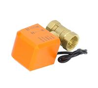 Itonash DN25 2 Voies à Billes électriques 2 Voies 2, Vanne à Billes en Laiton Normalement Fermée avec Moteur Synchrone 6N.M, pour l'eau Chaude Froide DC12-24V IP54
