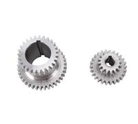 Itonash Ensemble D'engrenages Métalliques, Remplacement D'engrenage en Double à Transmission à Faible Transmission à 2 Vitesses avec une Hauteur Fixe de 25 Mm Glissante pour 0618 7x12