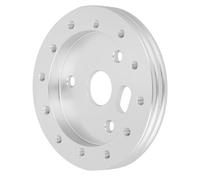 Itonash Entretien de Volant Universel de 3,5 Pouces, Adaptateur à 6 Trous, Espaceur en Aluminium de 1/2 Pouce Grant Nardi avec pour Toujours pour Pilote, Test de Précision (Argent)