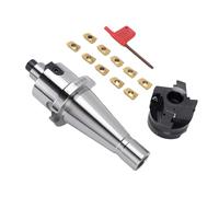 Itonash Face End Hilder Set Nt40 FMB22, 4PCS APMT1604 Blades en Carbure CNC Cutter pour les Surfaces de Pas, avec Mécanisme de Verrouillage à Vis pour les Frais de Fraisage CNC et les