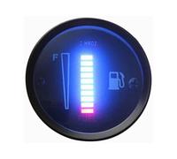 Itonash Jauge de Carburant de Moto 12V, Niveau D'huile de Réservoir avec écran LCD, Diamètre de Coque de 52mm pour Voiture et Moto