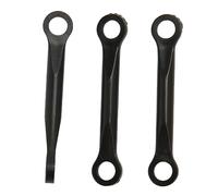 Itonash Jeu de Tiges de Liaison D'hélicoptère RC, Pièces de Rechange FlyWing FW450 V3, Jeu de Tiges de Liaison Servo 3 Pièces pour Accessoires D'hélicoptères RC