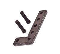 Itonash L Règle de Mesure de la Forme, Outil carré de Travail du Bois en Alliage en Aluminium avec échelles Claires pour Marquage D'angle à 90 Degrés et Découverte Centrale