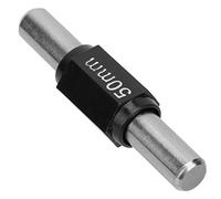 Itonash Micromètre Extérieur en Acier Inoxydable, Outil de Mesure Professionnel avec Barre de Tige de Bloc D'étalonnage pour Calibrer les Micromètres 25 Mm, 50 Mm, 75 Mm, 100 Mm (50MM)