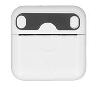 Itonash Mini D'autocollants Imprimante - Machine de Poche, Analyse de Photos D'application, Impression D'erreur, Dictionnaire de Connaissances, Durée de Vie Plus Longue, Connexion (Blanc)