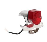 Itonash Moto Queue Lumière Plaque Support, 84701 098 000 avec Rouge ABS Feu Arrière et Plaque D'immatriculation Support Fit Pour DAX ST50 ST70 CT50 CT70 Trail