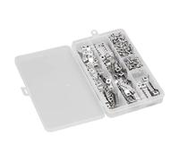 Itonash Piège en Dents de Scie de 300 PCS avec Vis, Acier à Double Caisse de Suspension à Double Face pour Peintures, Cadres Photo, Horloges Murales, avec Boîte de Rangement