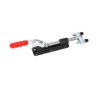 Itonash Pince à Bascule à Double Tête, Course de 90mm 350kg Force de Serrage en Acier à Haute Teneur en Carbone à Dégagement Rapide Push Pull Clamp, avec Conception Réglable, pour le