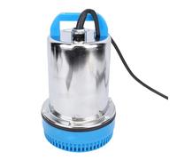 Itonash Pompe Submersible 12V, Moteur en Cuivre Pur en Acier Inoxydable 1 Pouce Sortie 8M Lifte 3m³ / H Flowrate, avec Câble de 7 M, pour le Drainage Industriel Aquaculture de L'étang