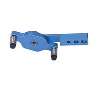 Itonash Positionner de Forage, Gabarit de Cheville en Alliage en Aluminium avec des Bits de Forage HSS pour le Travail du Bois, 0,2 Pouce 0,3 Pouce de Forage 0,4 Pouce