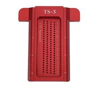 Itonash Règle de Type T, Outil de Marquage du Bois avec Matériau en Alliage en Aluminium et Traitement élevé de verticalité, pour la Fracture Précise et la Mesure de 0 3in