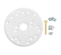 Itonash Routeur Plaque de Base Universelle avec Goupille de Centrage, Vis pour Routeurs de Garniture Outil de Travail du Bois