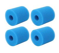 Itonash Sponge de Filtre à Piscine, 4pcs Filtre D'éponge à Haute densité Réutilisable avec Absorption de Graisse pour Piscine